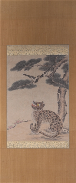 Japanese Leopard Scroll