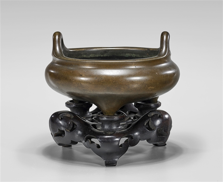 18th Century Chinese Bronze Censer