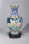Large Chinese Cloisonne Enameled Vase