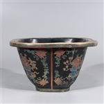 Chinese Gilt Lacquered Wood Basin