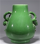 Chinese Green Glazed Porcelain Peach Vase