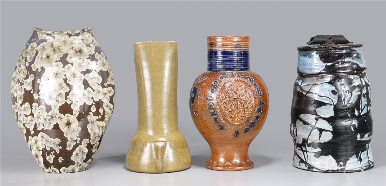 Group of Various Signed Pottery Objects