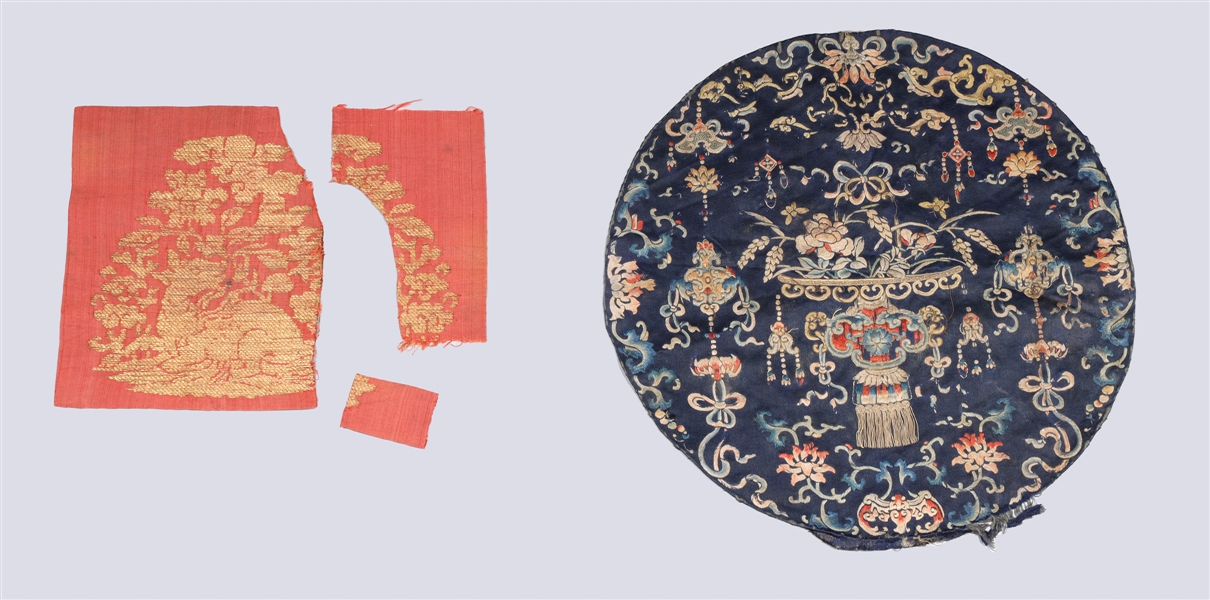 Group of Chinese Silk Embroideries