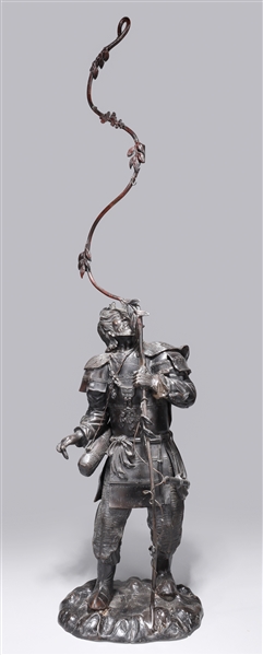 Japanese Bronze Sculpture of Warrior