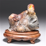 Fine Chinese Carved Seated Figure