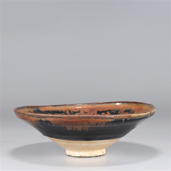 Large Song Dynasty Oil Spot Glazed Bowl