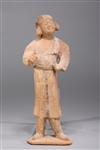 Chinese Tang Dynasty Pottery Standing Figure