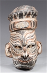 Carved Tribal Bust