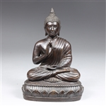 Antique Seated Bronze Buddha