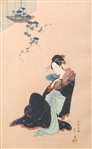 Japanese Woodblock Hosoda Eishi (Japanese, 1756-1829)