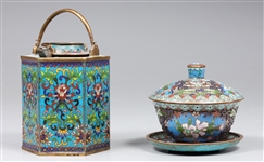Two Antique Chinese Cloisonne