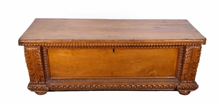 Carved French Empire Style Blanket Chest