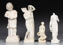 Group of Four Carved Figures