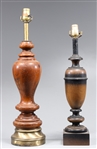 Group of Two Vintage Colonial Style Table lamps