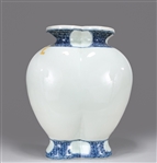 Chinese Blue & White Porcelain Double Vase