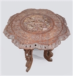 Vintage Southeast Asian Carved Side Table