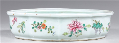 Antique Chinese Porcelain Rimmed Bowl