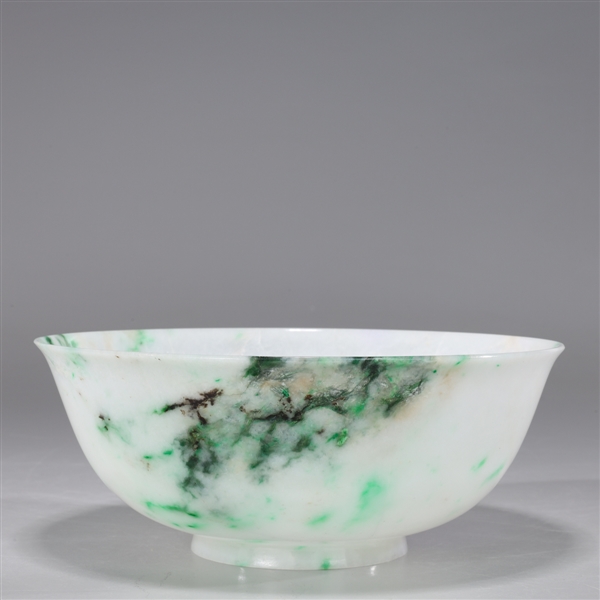Large and Fine Chinese Jadeite Bowl