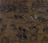 Large Korean Painting - Hunting Scene