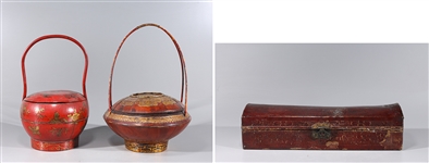 Group of Three Various Chinese Objects