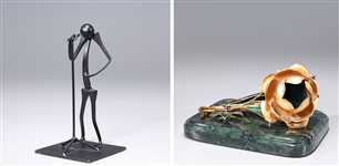 Two Decorative Metal Sculptures