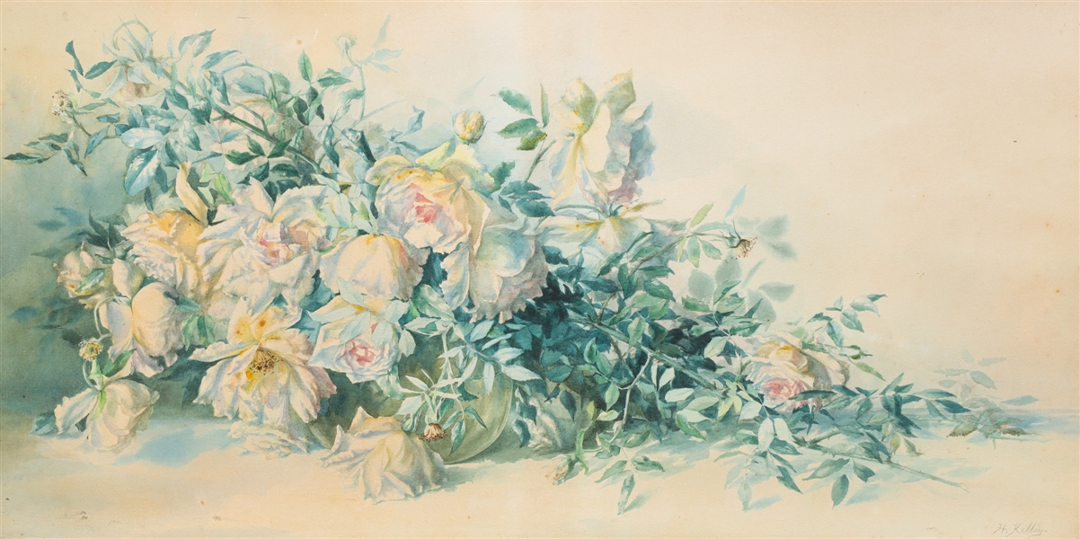 Watercolor Helen Whitney Kelley (American, 1852-1910)