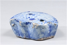 Chinese Ceramic Blue Glaze Fish Water Dropper