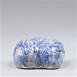 Chinese Cermaic Blue Glaze Water Dropper