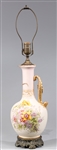 Antique Stellmacher Porcelain Table Lamp