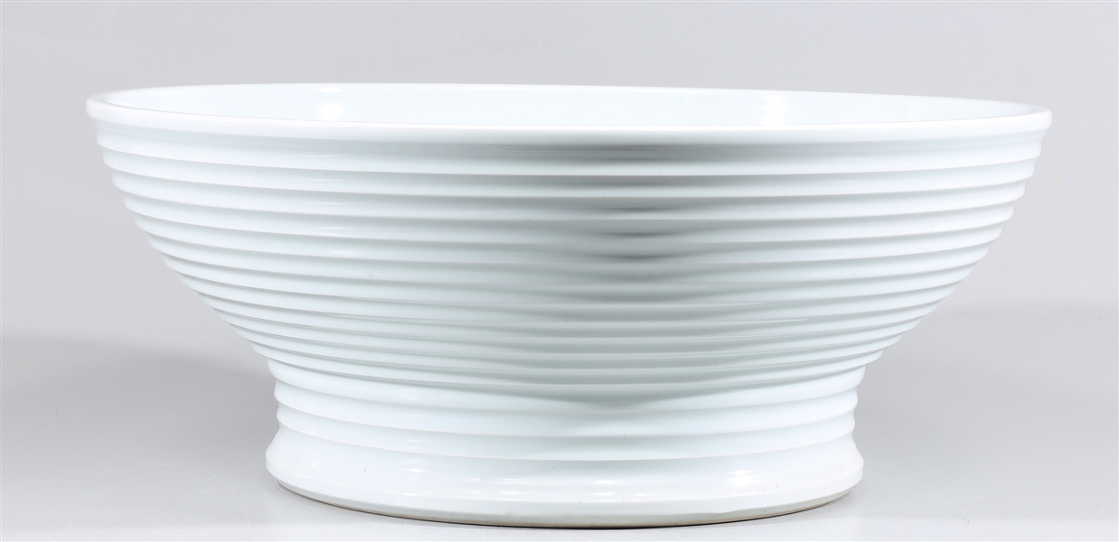 Large Chinese Ceramic Blanc de Chine Bowl