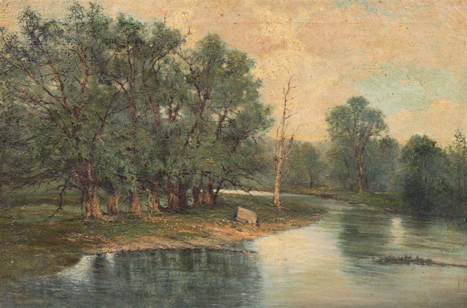 Antique Landscape, River Bend