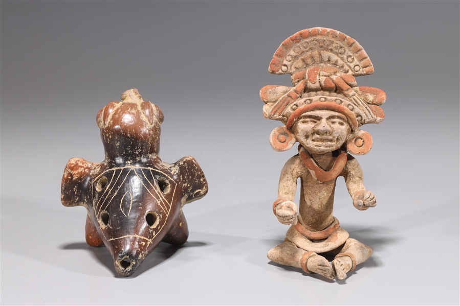 Two Pre-Columbian Style Ceramics