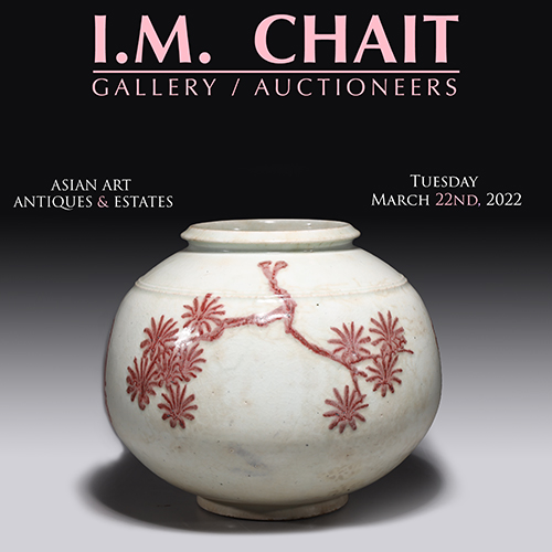 Asian Art, Antiques & Estates Auction March 22nd, 2022